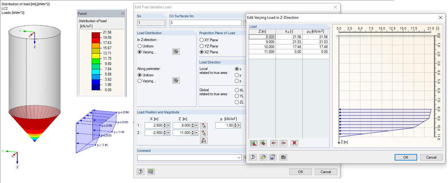 Frictional Loads in Hopper ptf