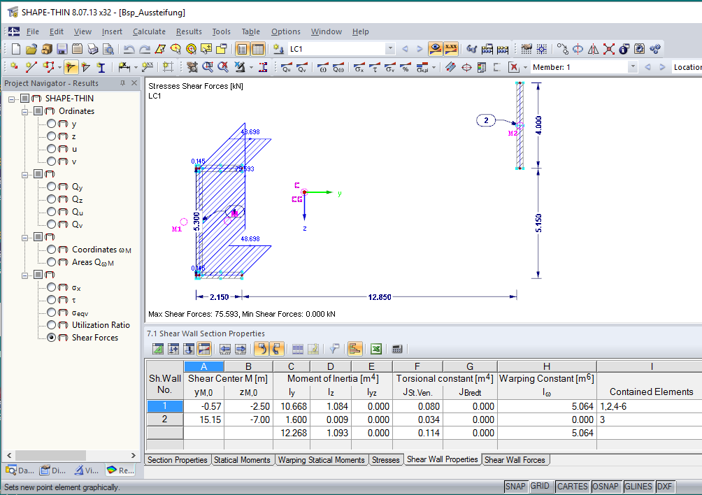 Cross-Section Properties