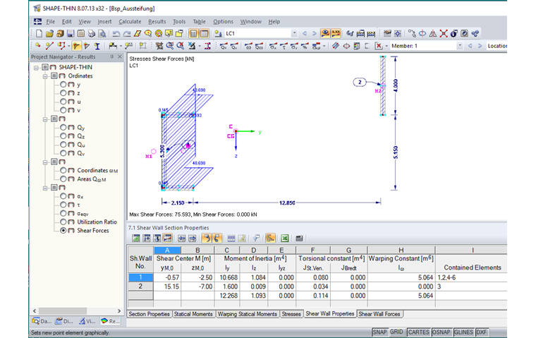 Cross-Section Properties
