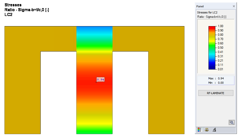 Utilization of Wall Section at Risk of Buckling
