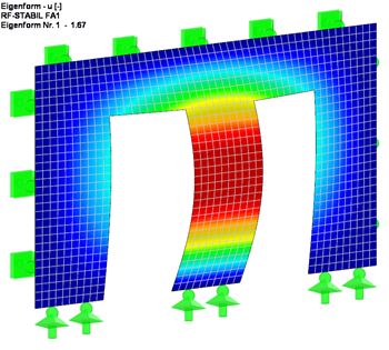 Critical Load Factor on Entire Structure