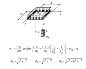 Vertical Soil Stress Under Corner Point of Uniform Rectangular Load [2]