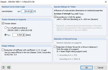 Torsional Moment in RX-TIMBER Glulam