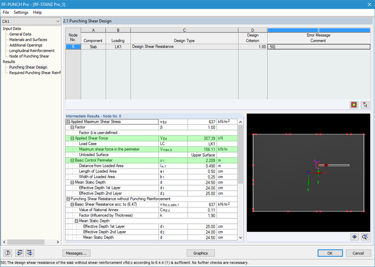 Resulting Shear Force VEd
