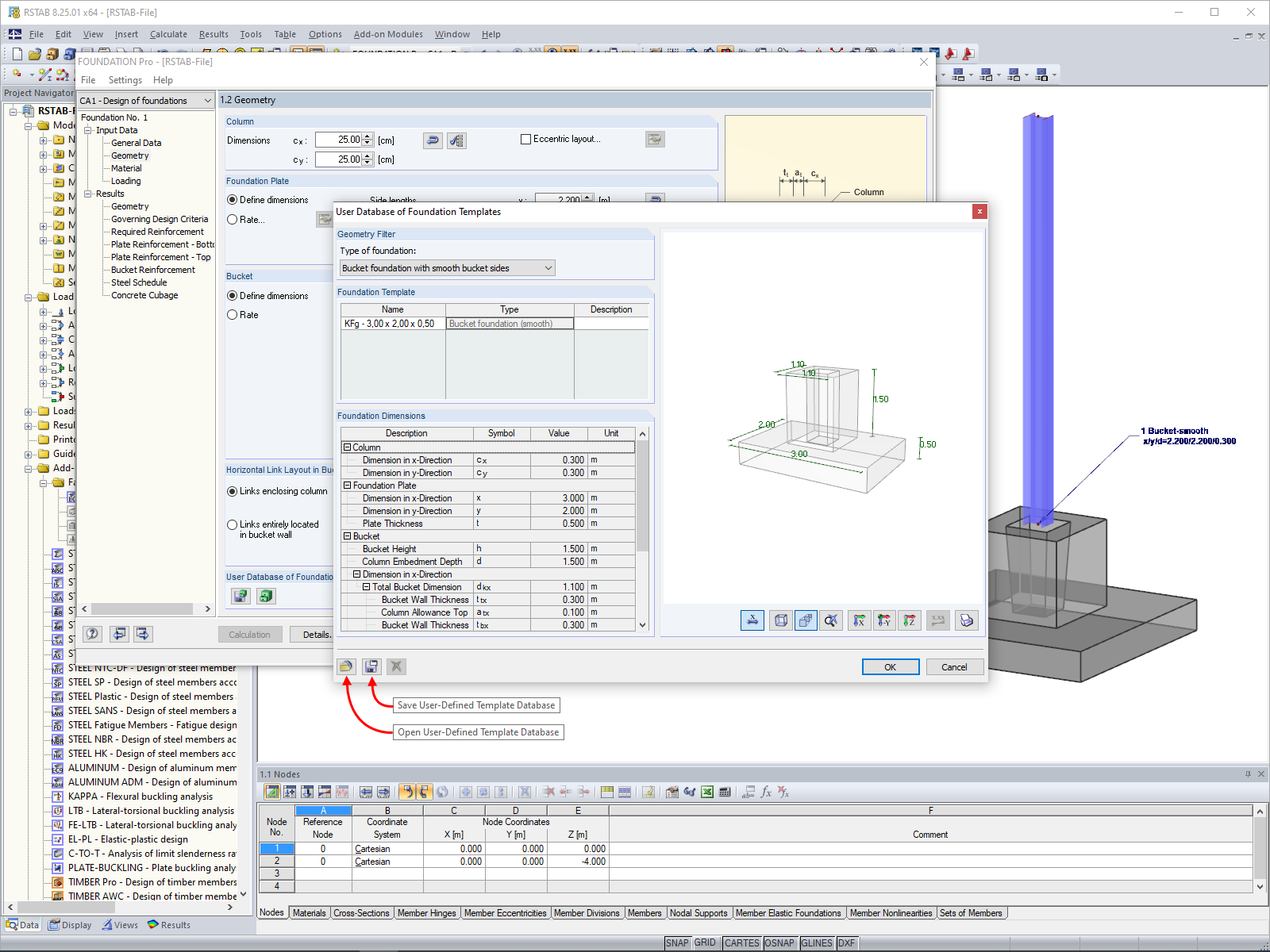 Importing/Exporting Foundation Templates