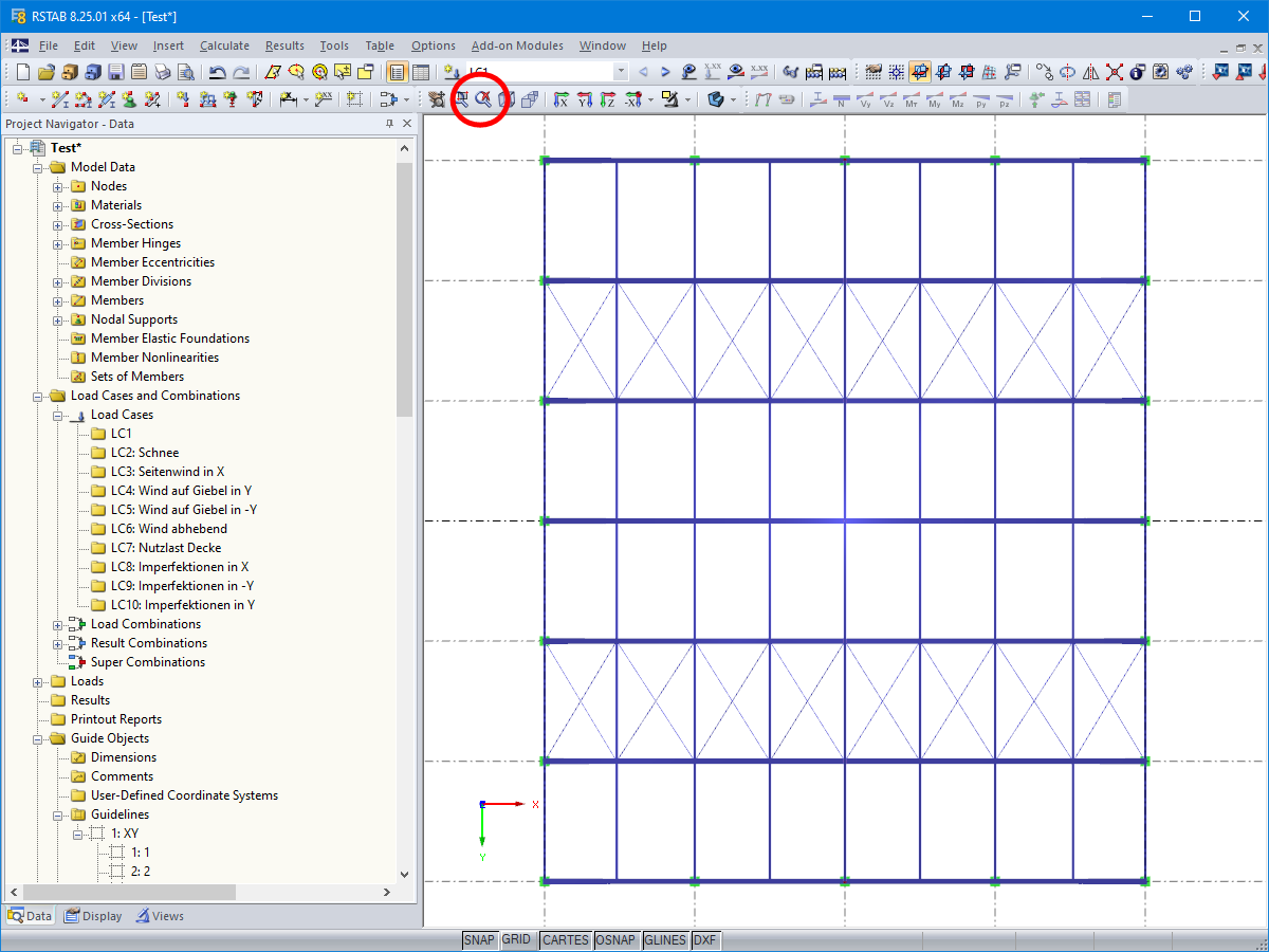 View Without Considering Guide Objects