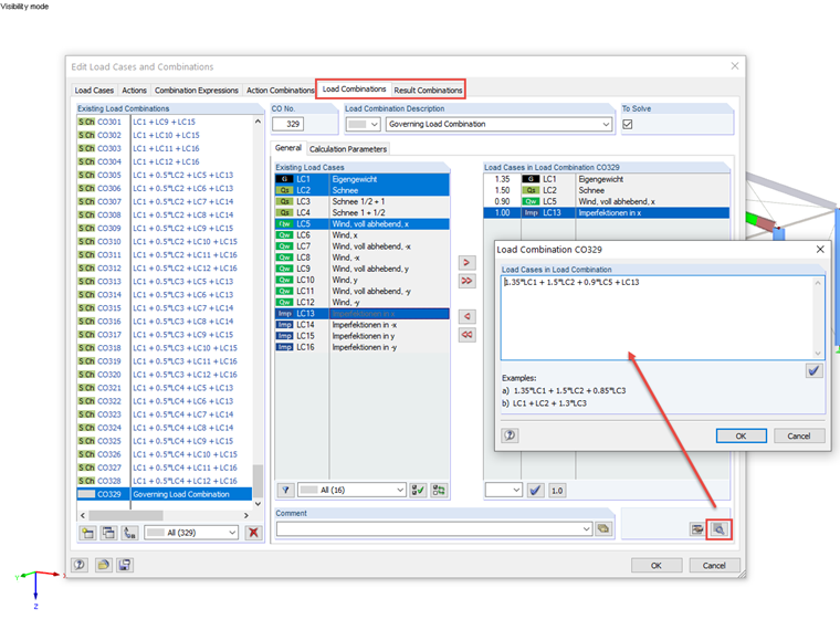 Edit Combinations Manually