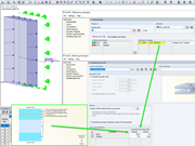 Force Load Distribution of Individual Load Cases on Different Insulating Glass Layers