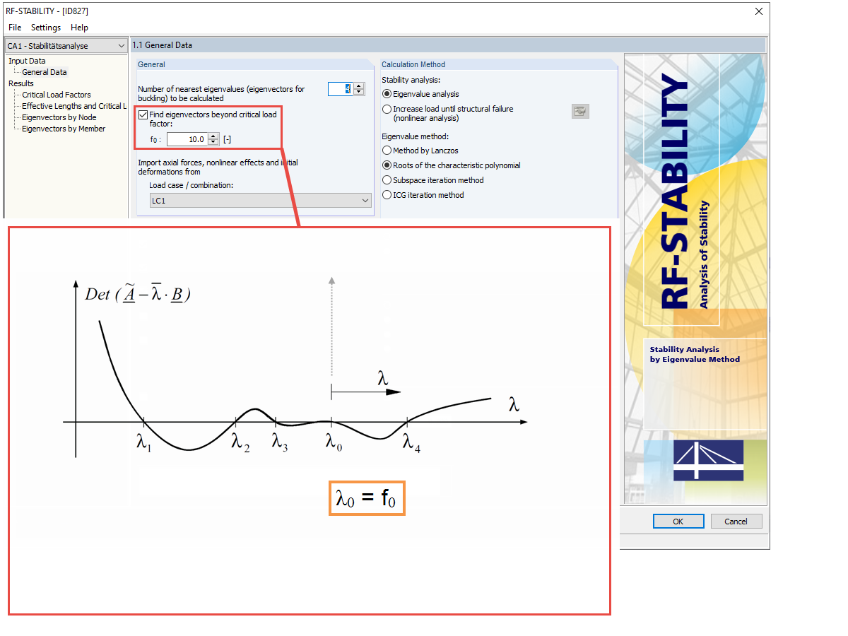 Find Mode Shapes from Critical Load Factor