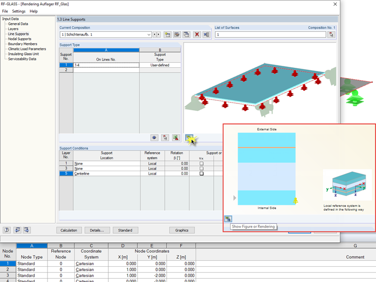 New 3D Rendering for Display of Support Definitions