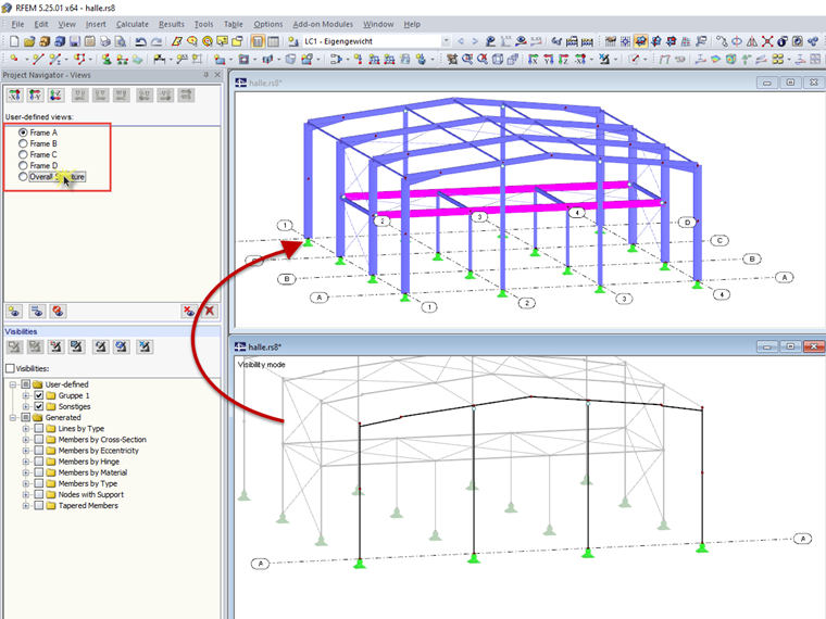 Switching Between Views