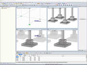 Display of Foundation Dimensions