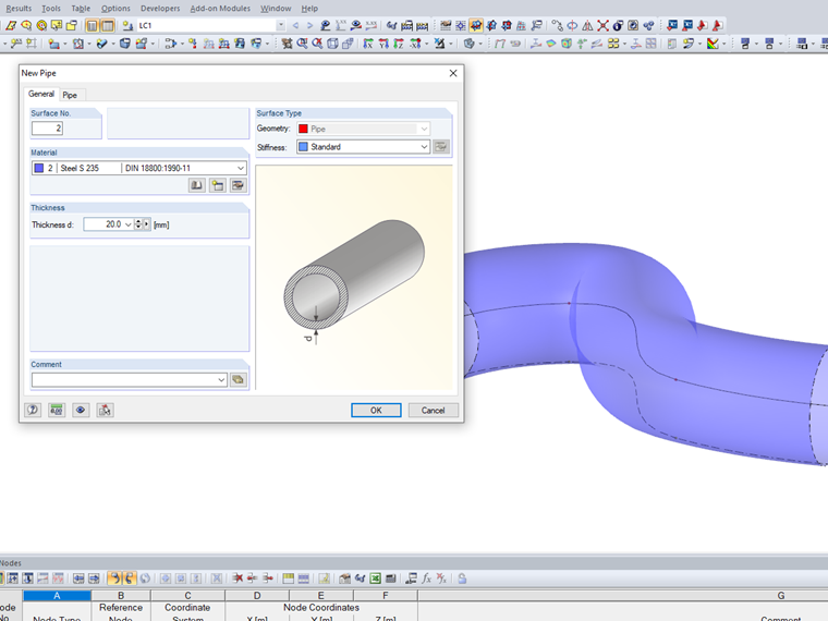 Modeling Pipe Surface