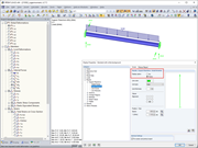 Display of Support Moments as Vector