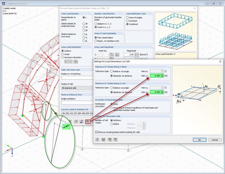 Settings for Load Generation via Cells