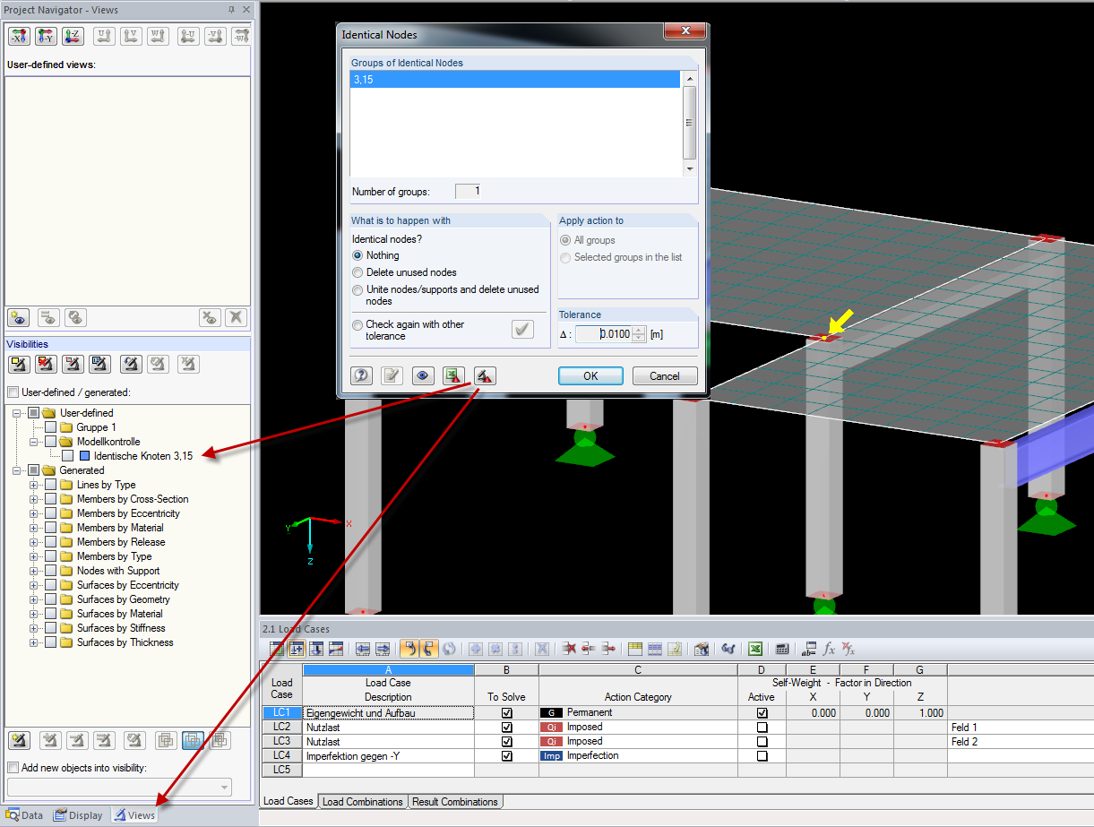 Creating Views from Model Check