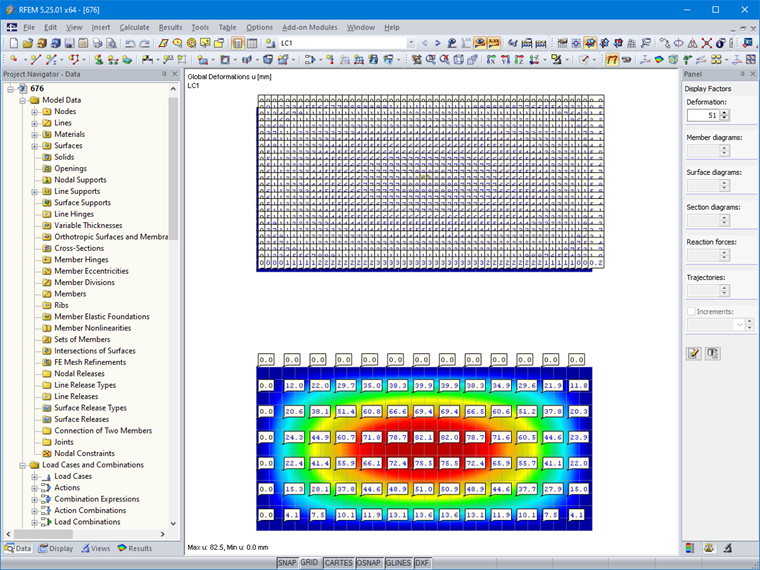 Displaying Result Values