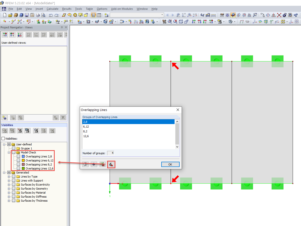 Exporting Overlapping Lines