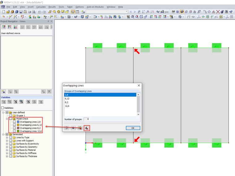 Exporting Overlapping Lines