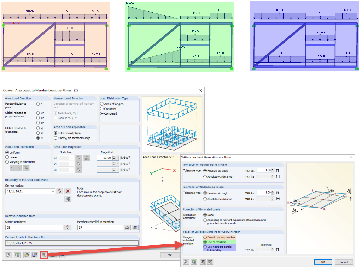Usage of Unloaded Members in Load Generation