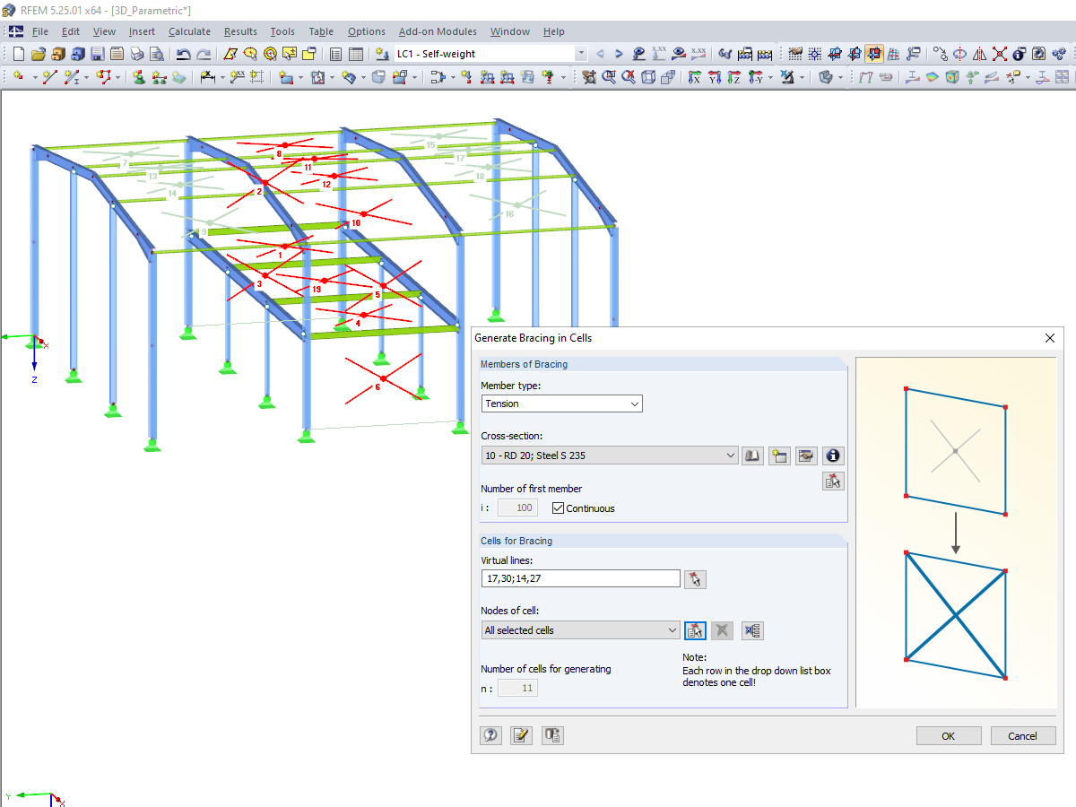 Generating Bracing in Cells