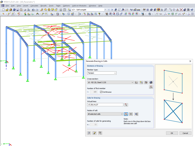 Generating Bracing in Cells