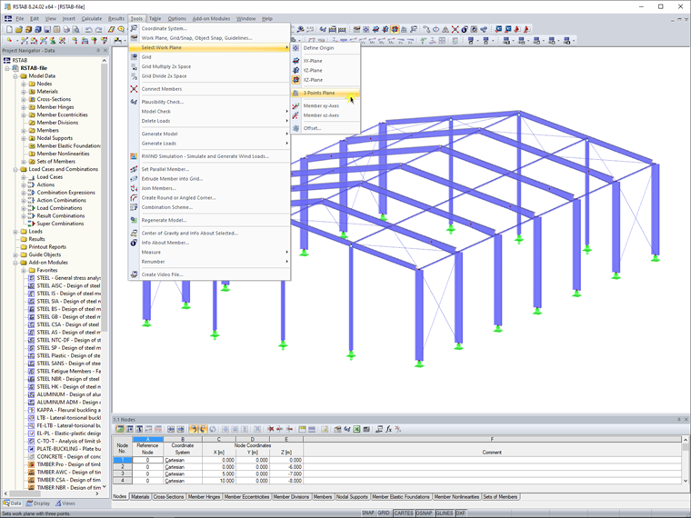 Work Plane by Three Points
