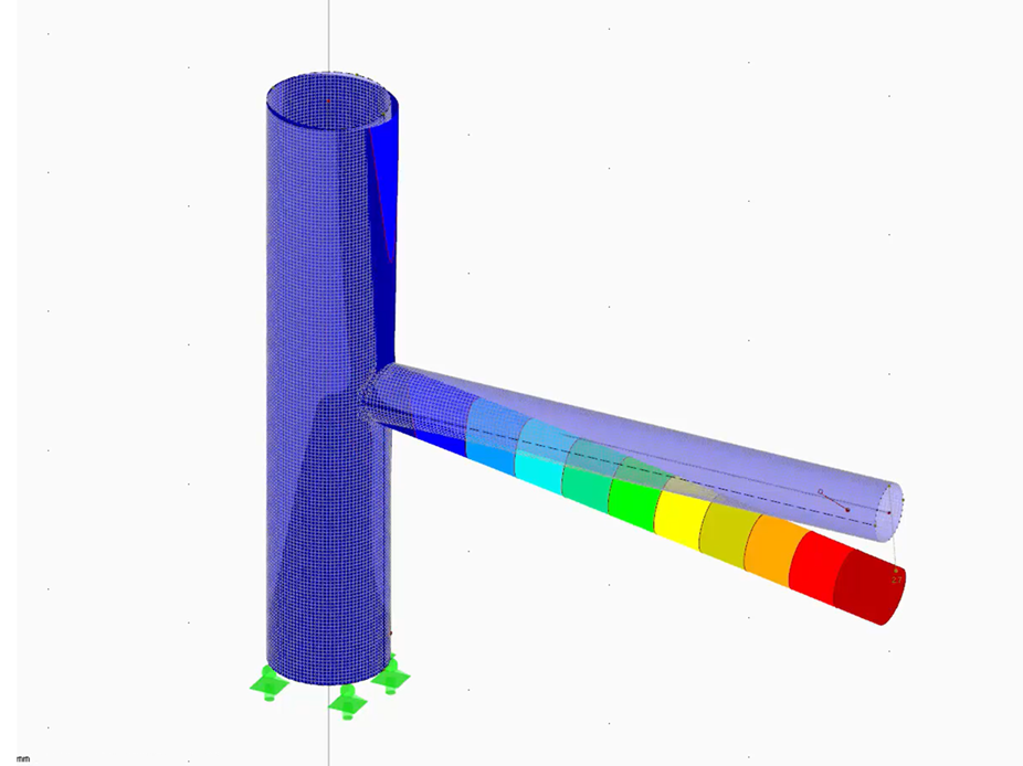 Pipe Connection with Intersection