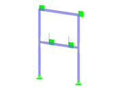 Steel Frame with Channel Sections
