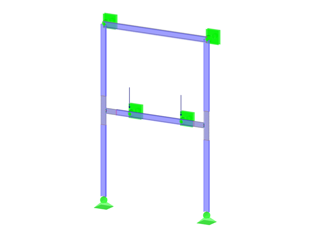 Steel Frame with Channel Sections