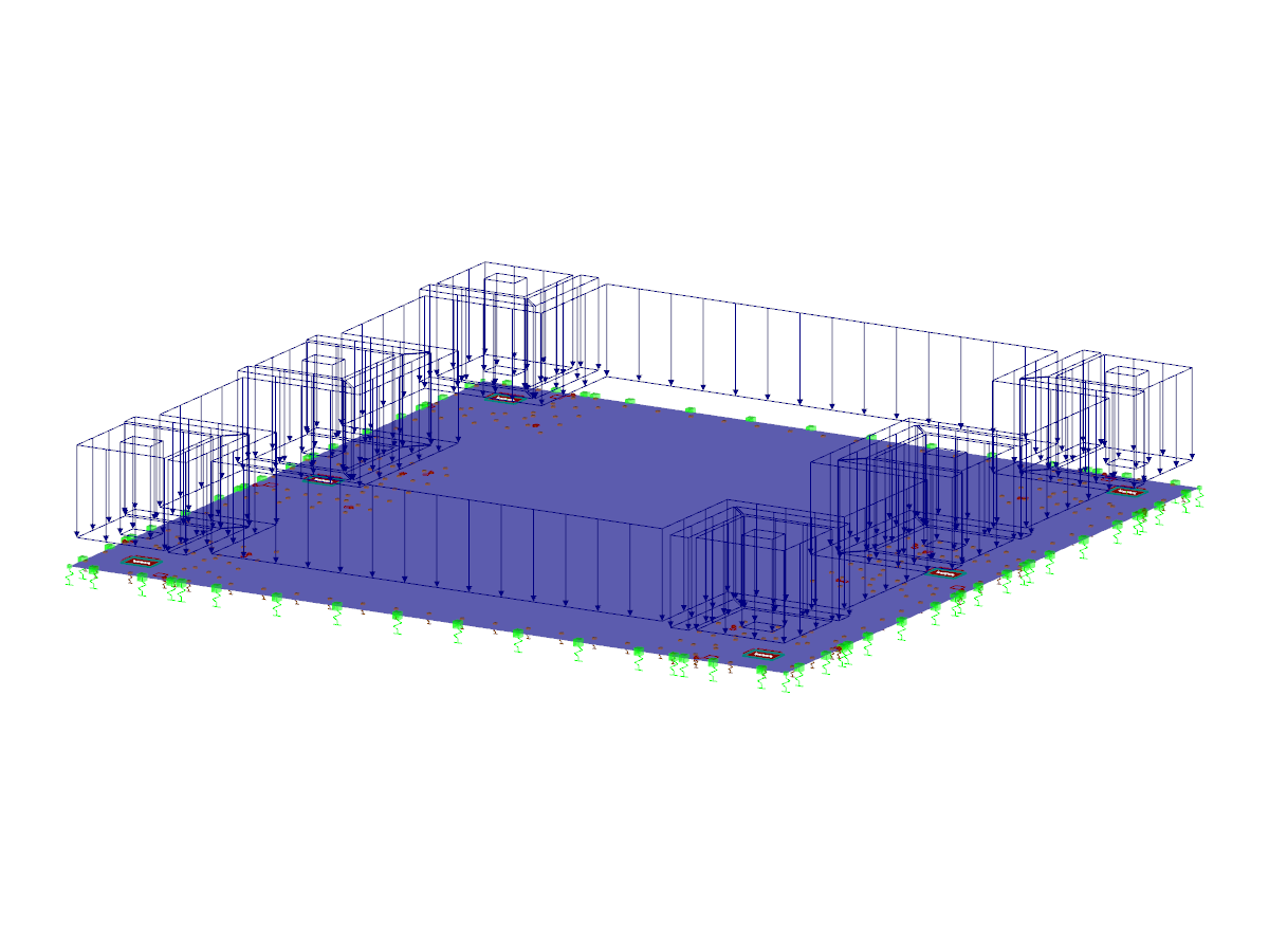 Reinforced Concrete Foundation Plate