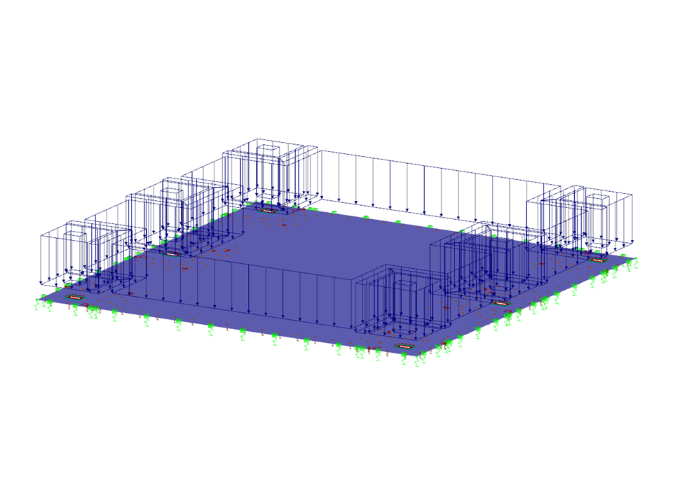 Reinforced Concrete Foundation Plate