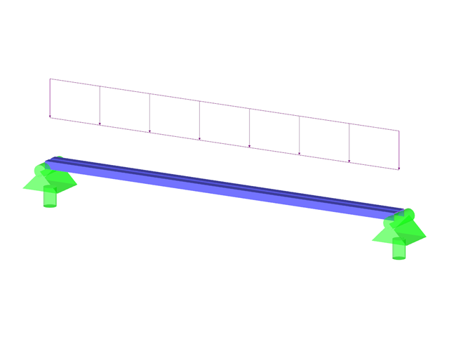 Single-Span Beam with Cold-Formed Cross-Section