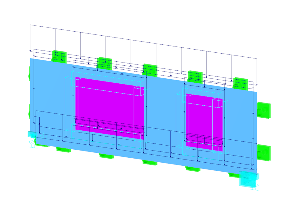 Wall Element Made of Cross-Laminated Timber (CLT)