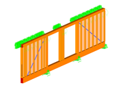 Auxiliary Model for Determining Elastic Support