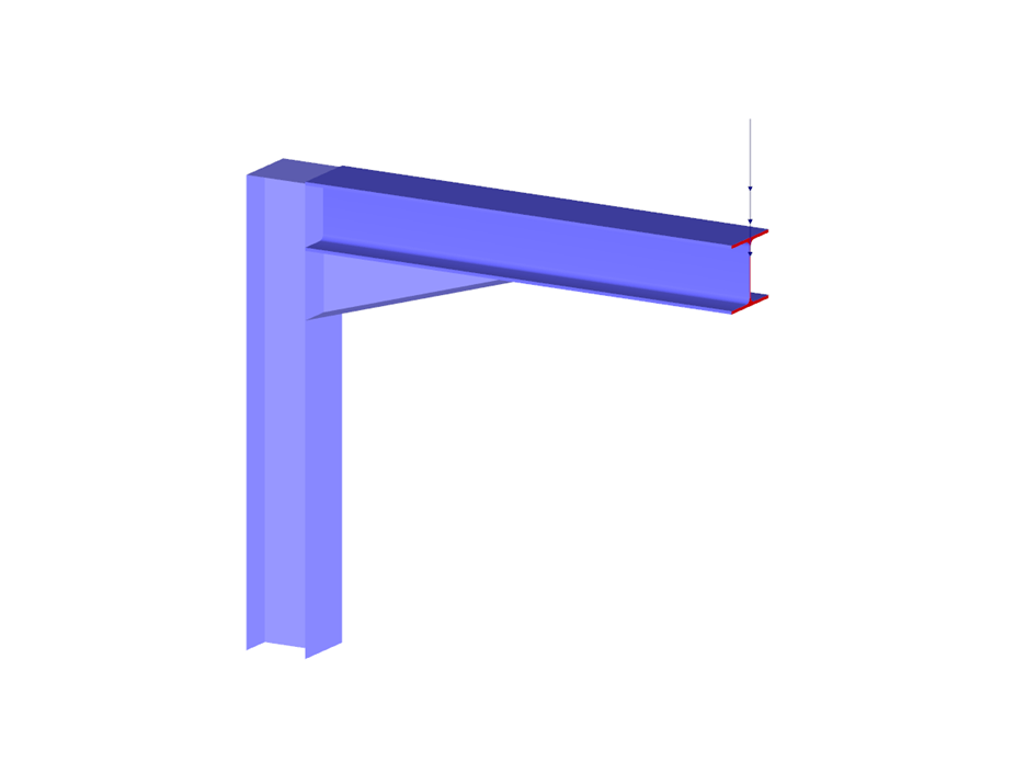 RFEM Model of Frame Joint