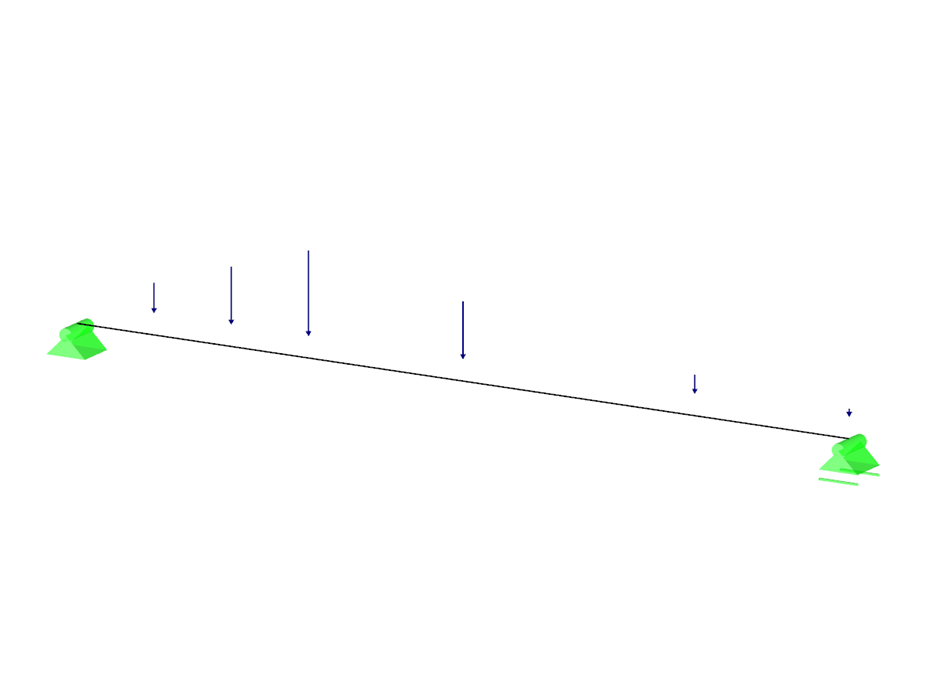 Single-Span Beam with Member Loads