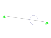Single-Span Beam with Nodal Force