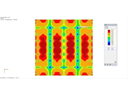 Maximum Compressive Stress on Top of Plate