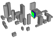RFEM Model Nashville - Wind Pressure