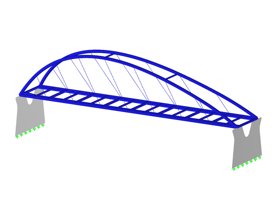 Arch Bridge, Inclined