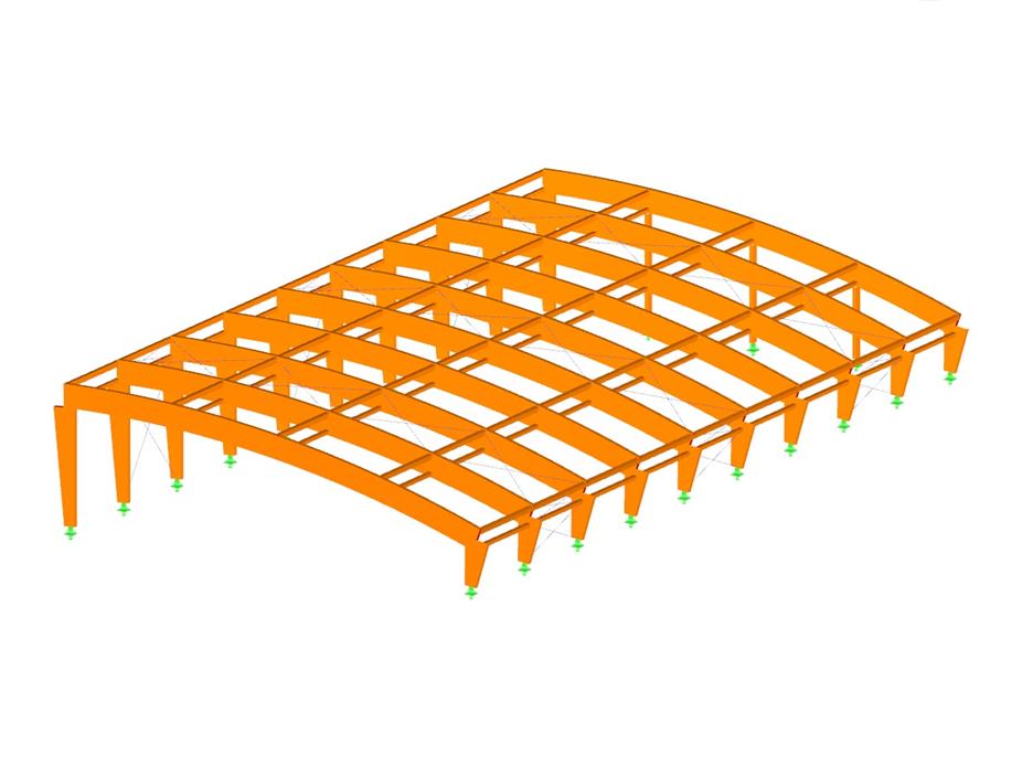 Roofing of Outdoor Ice Rink, Pasta Island, Jelgava, Latvia