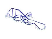 "Dynamite" Big Dipper Coaster in Plohn Theme Park, Germany 