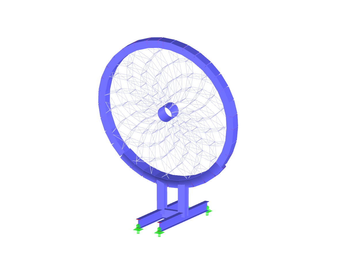 Art Project "Solhjul" in Give, Denmark