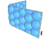 Honeycomb-Like Facade