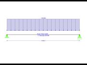 Single-Span Beam with Lateral and Torsional Restraint and Without Intermediate Support