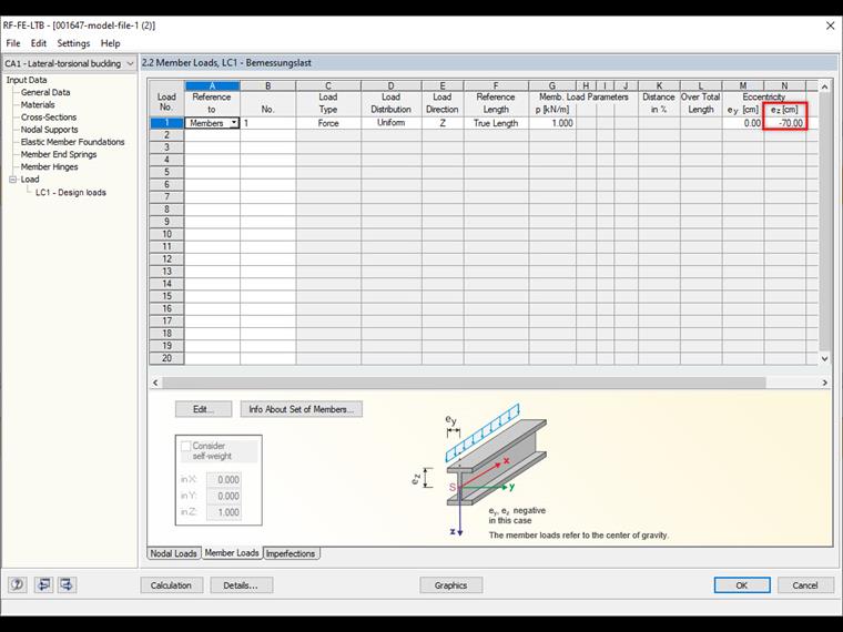 Eccentric Load Application