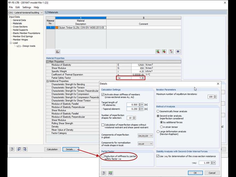 Details in RF-/FE-LTB