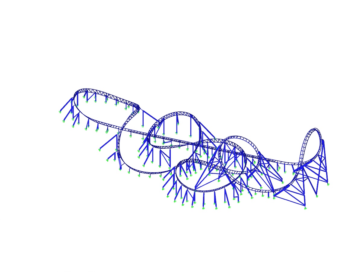 Dragon Flight Roller Coaster in Ningbo, China