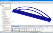 3D Model of Güsen Road Bridge B 10 in RSTAB (© grbv)